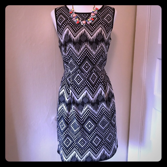 J. Crew Dresses & Skirts - J Crew Ikat /  chevron dress